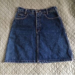 Vintage High Waisted Calvin Klein Denim Skirt